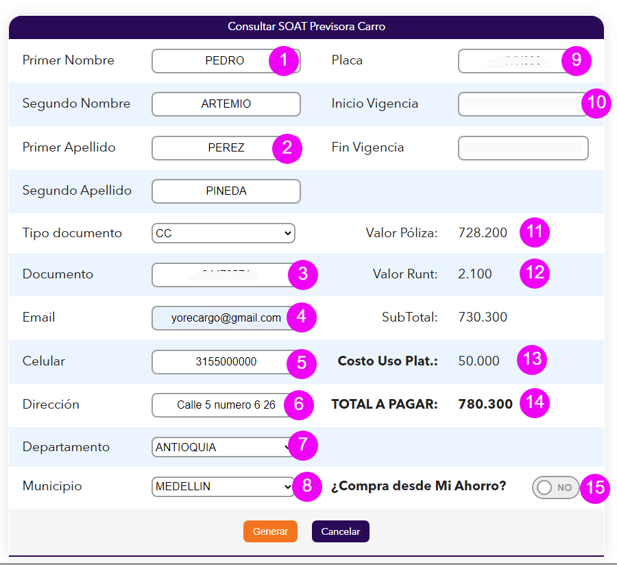 Como Vender Soat En Bemovil Yo Recargo