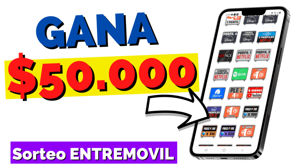 participa en el sorteo de 50.000 en entremovil